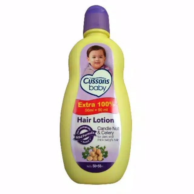 CUSSONS BABY HAIR LOTION 50ml+50ml /Minyak Rambut/Perawatan Bayi/Perlengkapan Baby