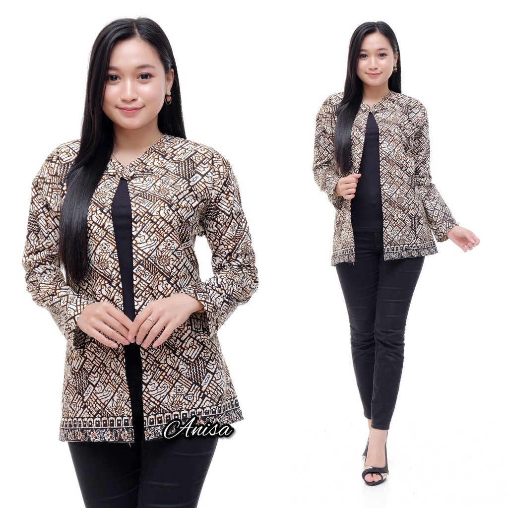 ATASAN BATIK WANITA BOLERO BATIK BLUS BATIK FASHION BATIK