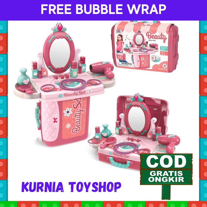 Make Up Mainan Anak Anak Dandan Dandanan Salon Perempuan Cewek Lengkap Mekap Makeup Mek Ap Edukasi