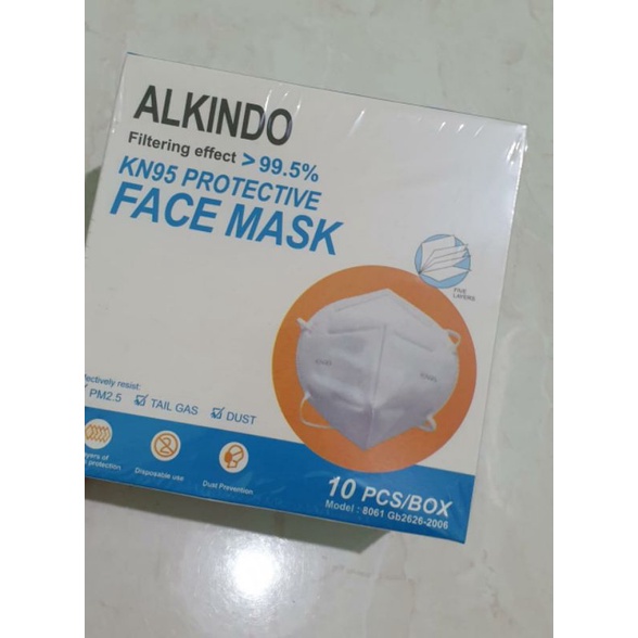 Masker KN95 Alkindo 5 Layer Sertifikat BNPB