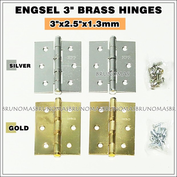 Engsel Cendela 3 Inc Hpp Aigo Solid Brass Hinges