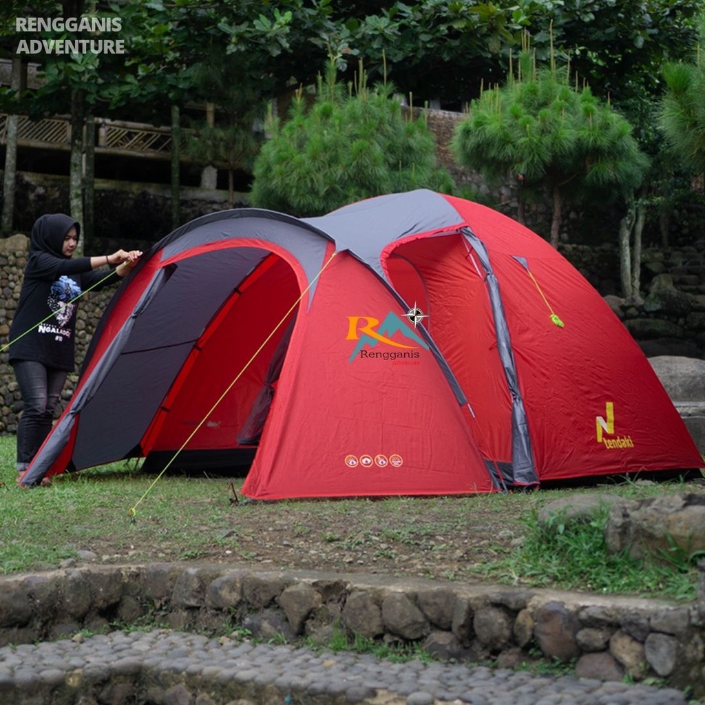 Tenda Camping Family Moluccas 6 Pro Big Dome 6 - 8 Orang TENDAKI  NSM 6 Orang utdoor