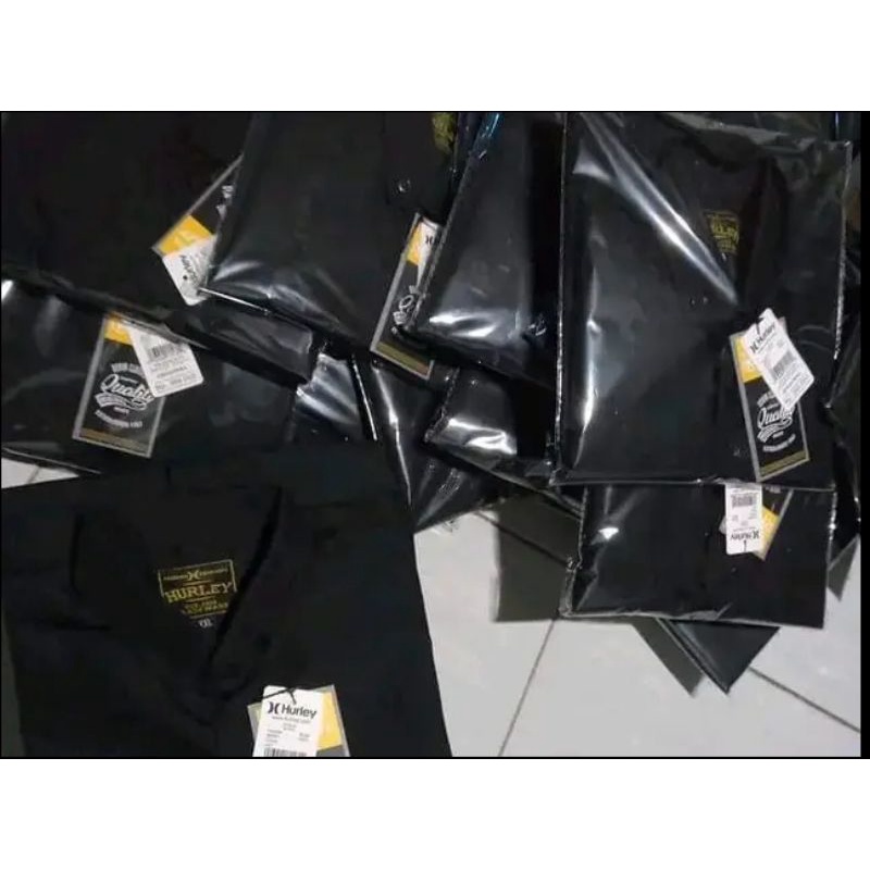 kemeja hitam polos pria