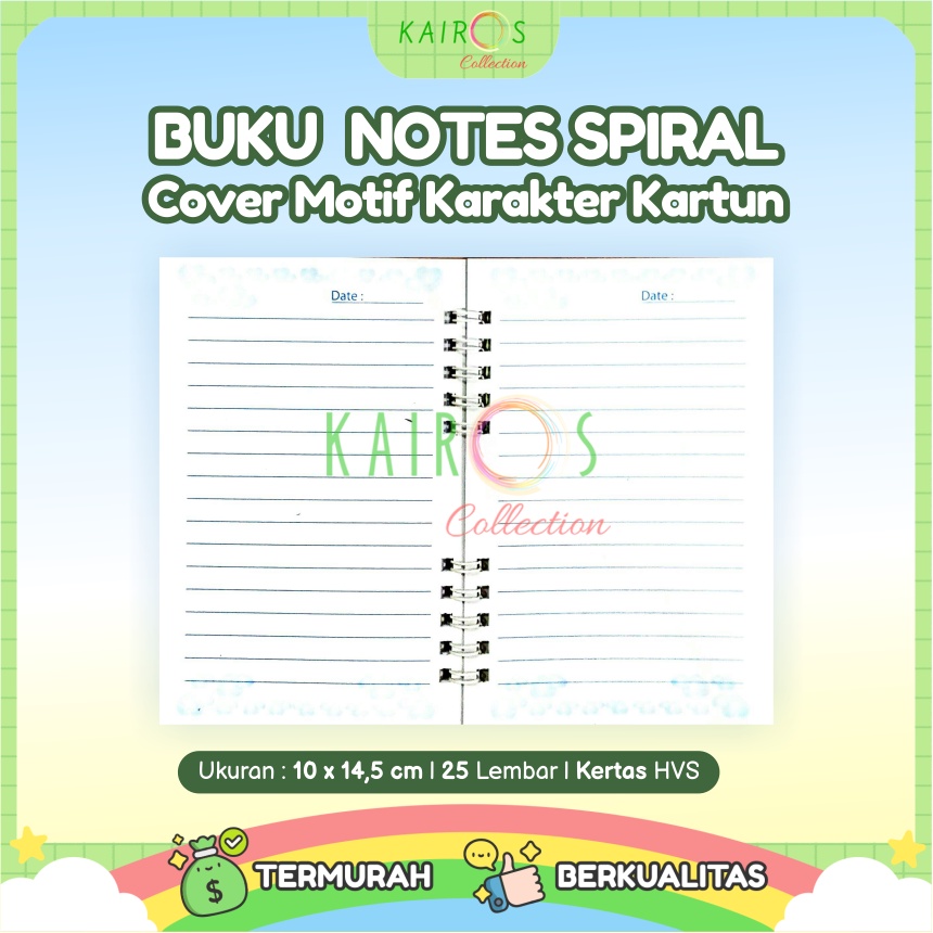 Buku Spiral Karakter Anak Buku Tulis Spiral Anak