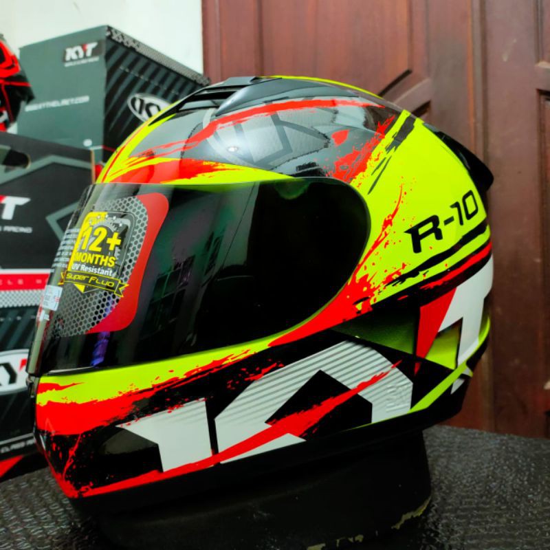 helm kyt r10 seri2 yellow