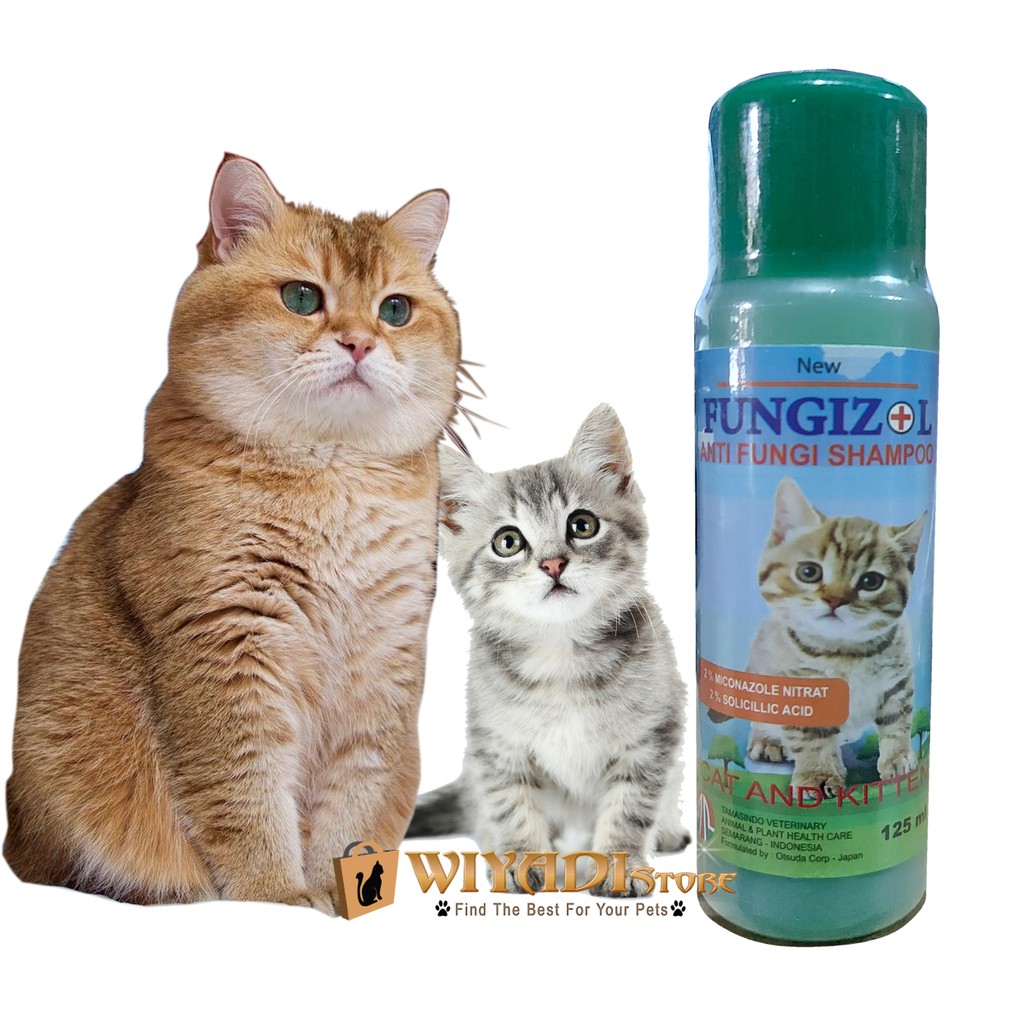 Cat Shampoo Fungizol 125ml - Sampo Kucing dan Anak kucing  Kutu Tic &amp; Flea Menghaluskan bulu