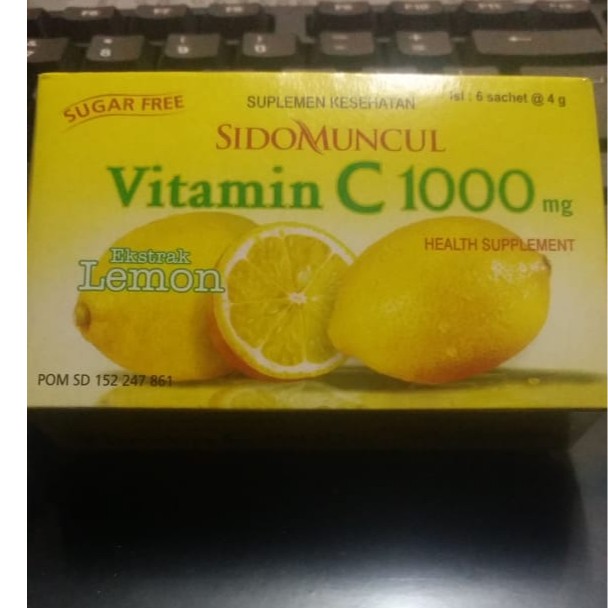 

SIDOMUNCUL C 1000 EKSTRAK LEMON ISI 6 / 4 GR