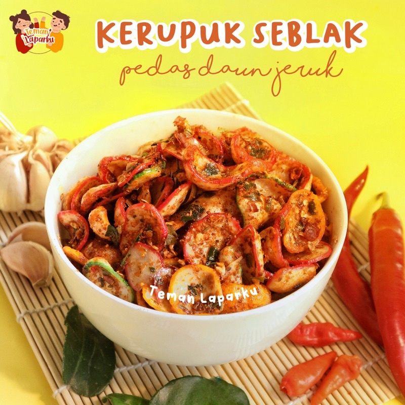 

KERUPUK BANTAT PEDAS DAUN JERUK KERUPUK SEBLAK BASRENG CEMILAN PEDAS