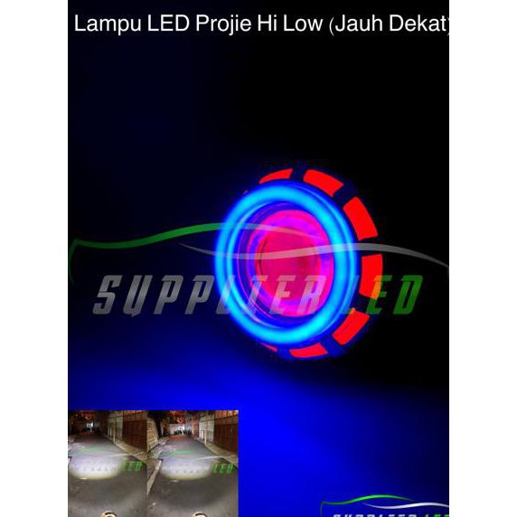Lampu Led Projie Motor Mobil Hi Low Jauh Dekat Double Ae De Rbr
