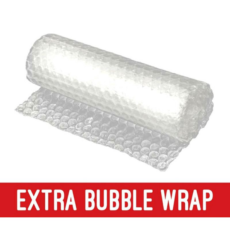 

extra bubble wrap dan packing