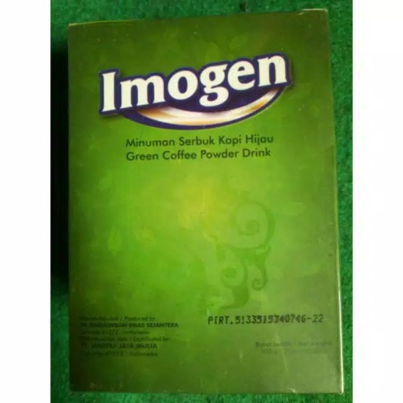 Imogen green coffee asli- teh hijau pelangsing diet original asli gemuk