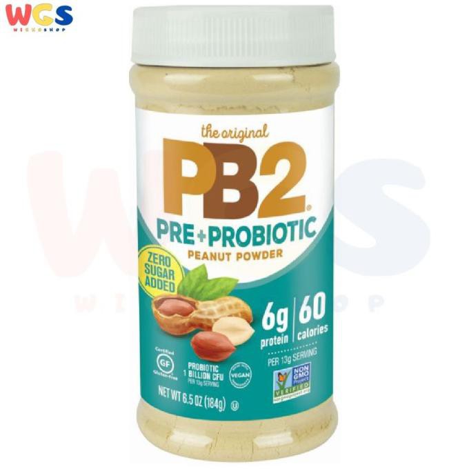 

PROMO PB2 POWDERED PEANUT BUTTER WITH PRE PROBIOTIC NO ADDED SUGAR 184G