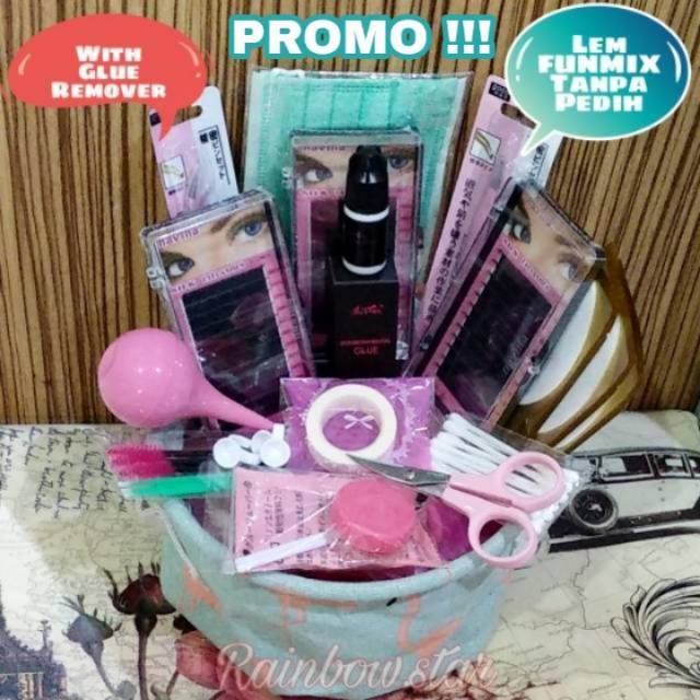 Paket Eyelash Extension / Paket Hemat &amp; Lengkap Eyelash Extension