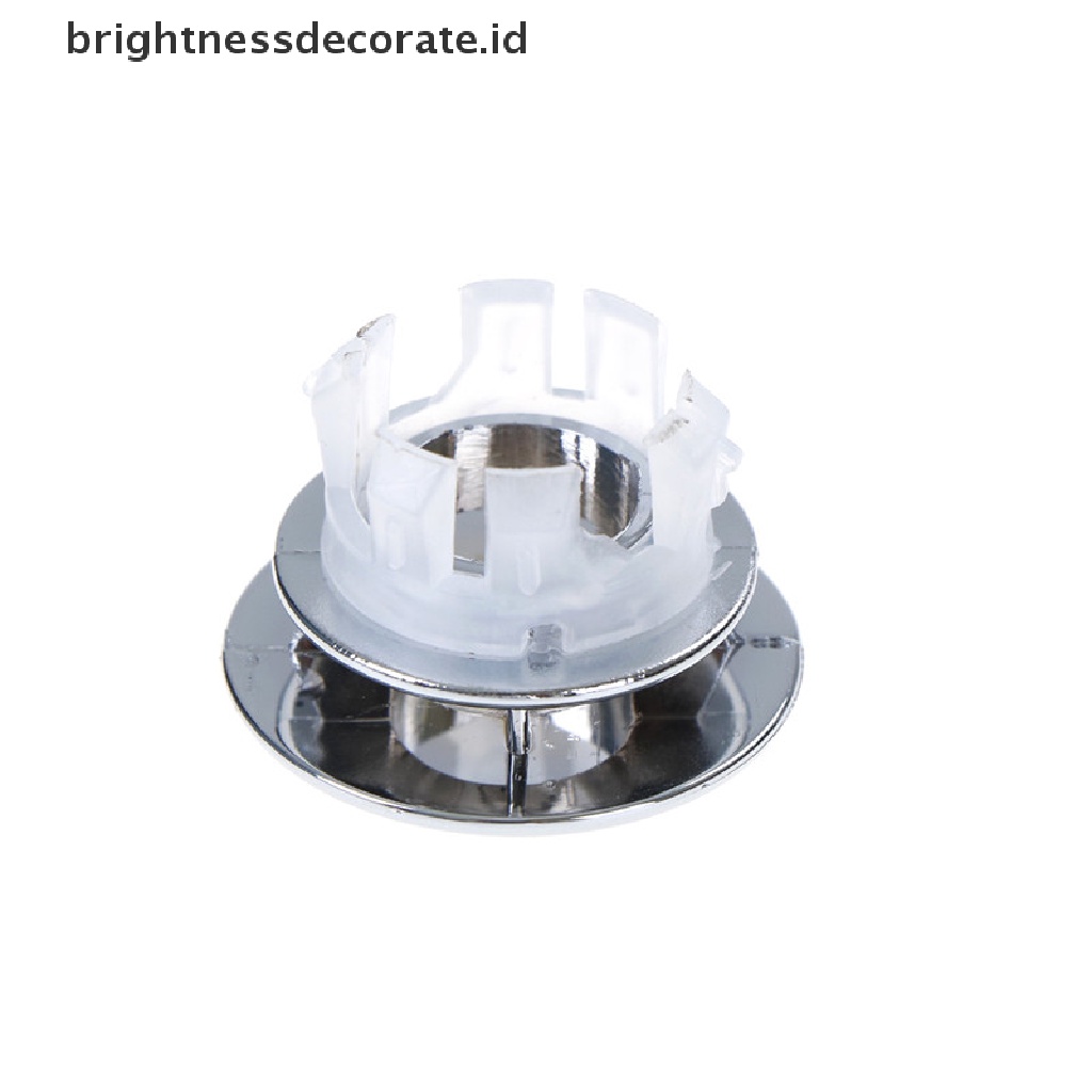 2pcs Sink Pengganti Bentuk Bulat Bahan Chrome Untuk Kamar Mandi