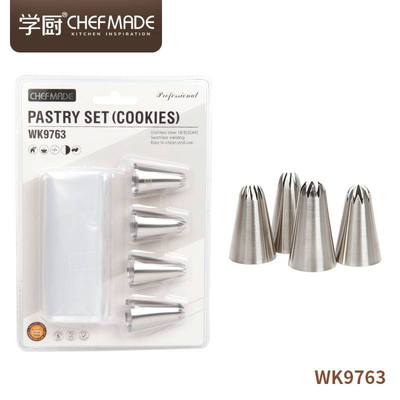 Chefmade pastry set cookies spuit stainless wk9763