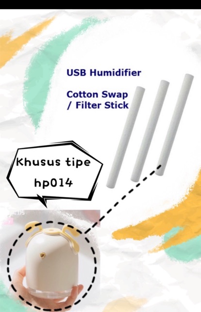 Cotton swap filter stick replacement humidifier stik kapas