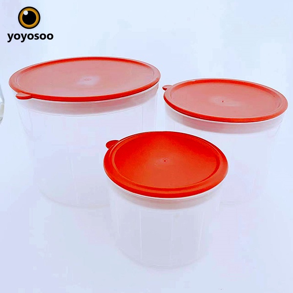 TOPLES PLASTIK - TOPLES SET 3 in 1 / FOOD CONTAINER TEMPAT PENYIMPANAN MAKANAN - YOYOSOO