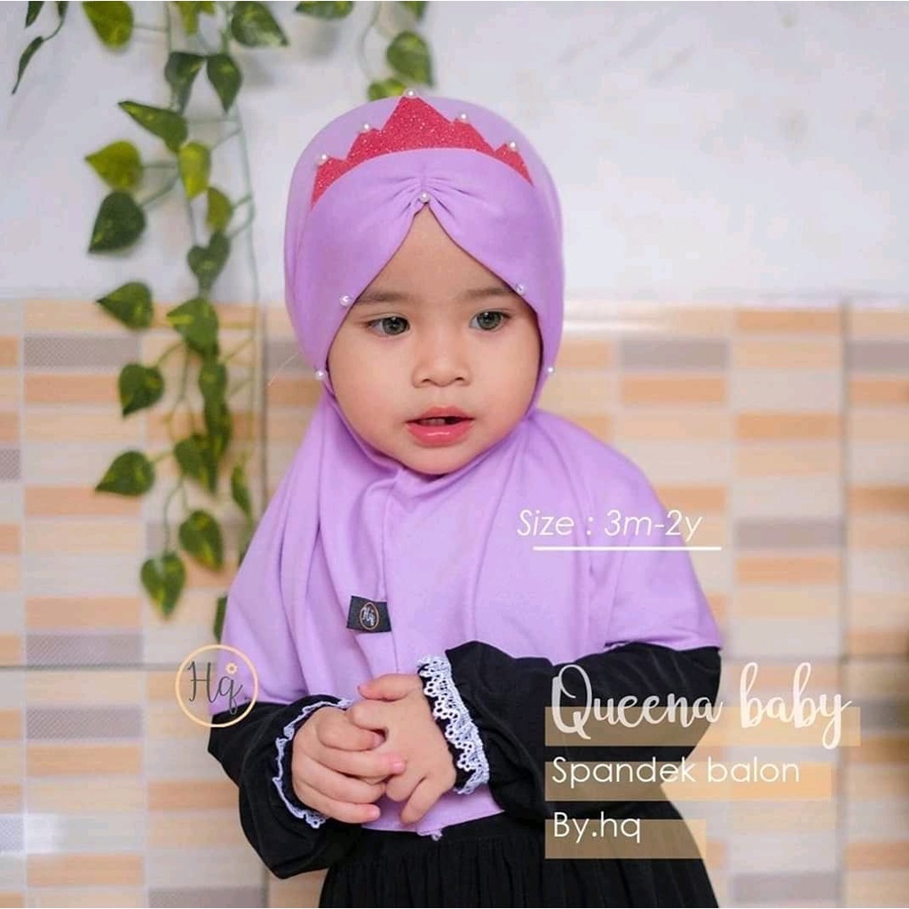 

Hijab Anak Instan Queen usia 6 bulan - 3 tahun
