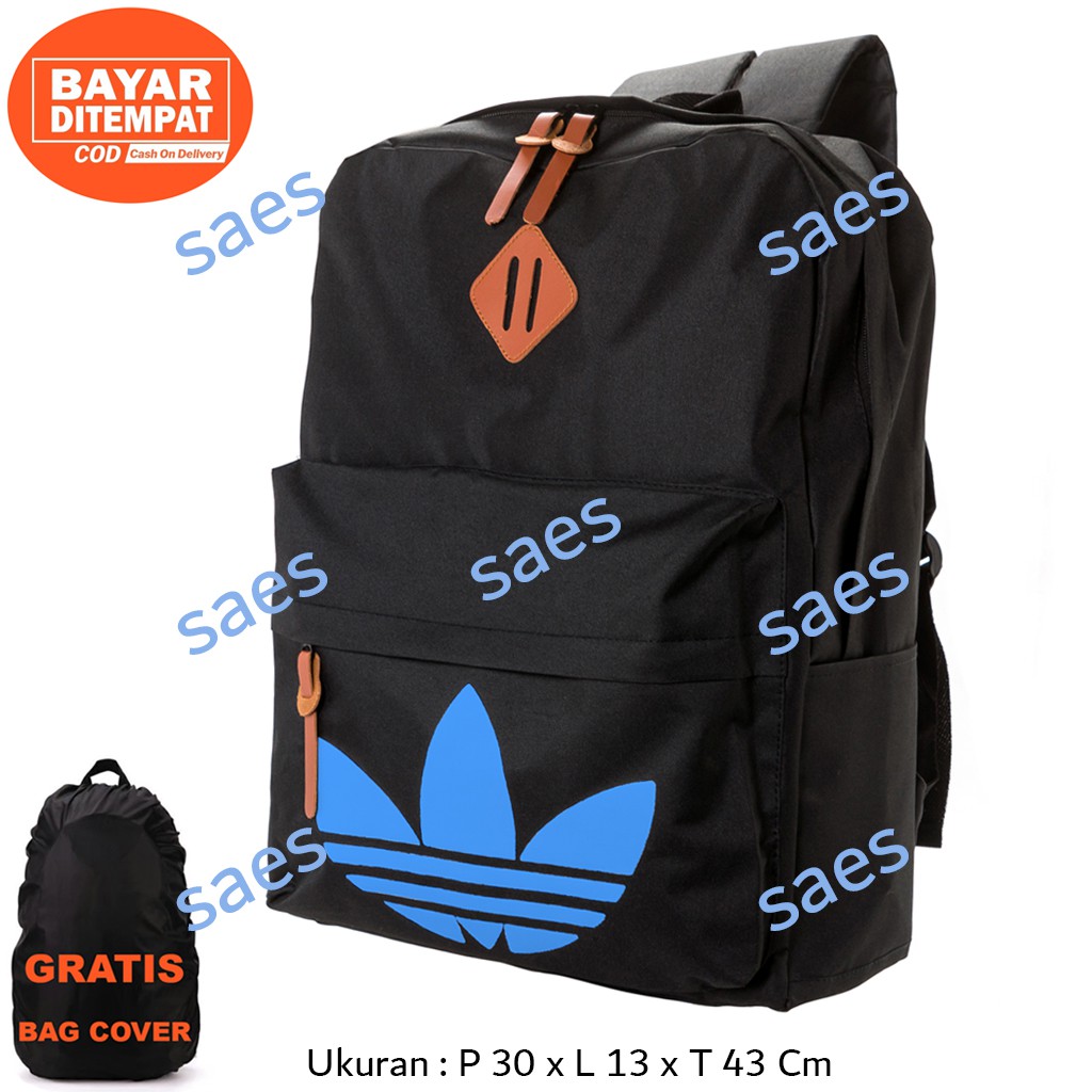 Tas Ransel Pria Samba + Rain Cover / Bag Cover saes ( Foto Asli ) Murah