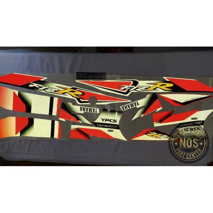 striping sticker yamaha f1zr 2002 merah copy original