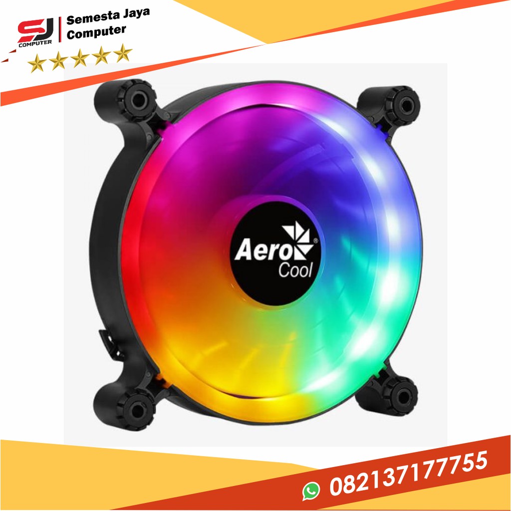Aerocool Spectro 12 FRGB - 12cm FRGB Fan Gaming Case with Molex