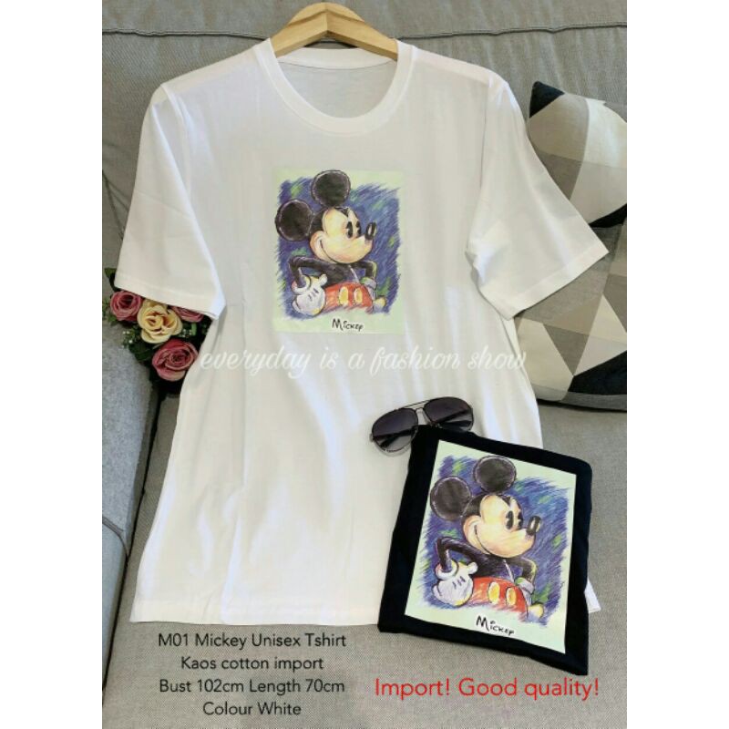Mickey Unisex Tshirt/Kaos Mickey/Kaos Oversize