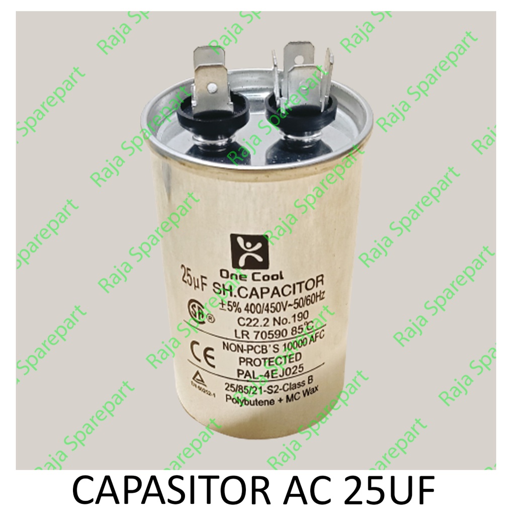 Capasitor Running AC Single 25uf