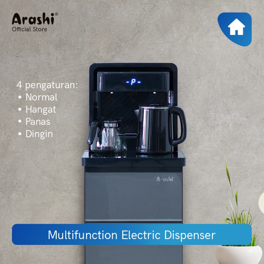 ARASHI AMD02 Dispenser Multi Fungsi Dispenser Air Galon Bawah AMD02BC AMD 02BC