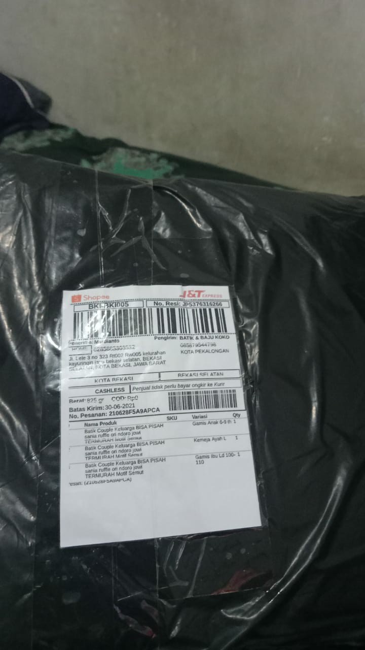 Batik Couple Keluarga Bisa Pisah Sania Ruffle Ori Ndoro Jowi Termurah Motif Semut