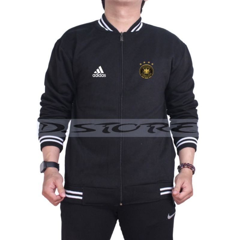 Jaket Bola Varsity Jerman terbaru / Varsity Jerman full sablon Size S, M, L, XL, XXL