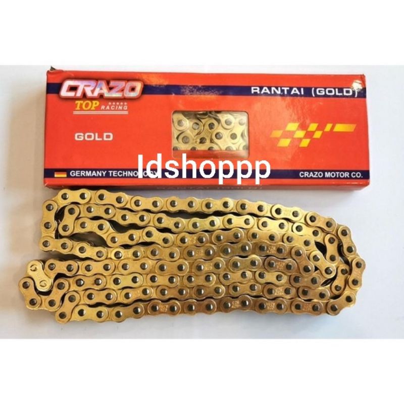 RANTAI GOLD 428H-130L VIXION/CB150R/NINJA 150/ TIGER/ MEGAPRO/ XABRE/ JUPITER MX NEW/ SUPRA X 125