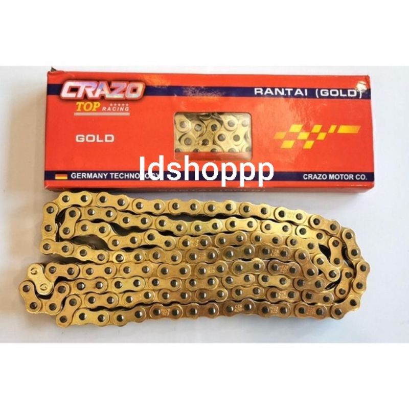 RANTAI GOLD 428H-130L VIXION/CB150R/NINJA 150/ TIGER/ MEGAPRO/ XABRE/ JUPITER MX NEW/ SUPRA X 125