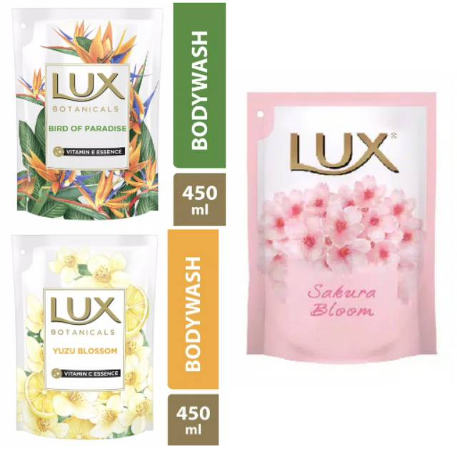 (GROSIR) LUX BODY WASH REFFIL 450ml