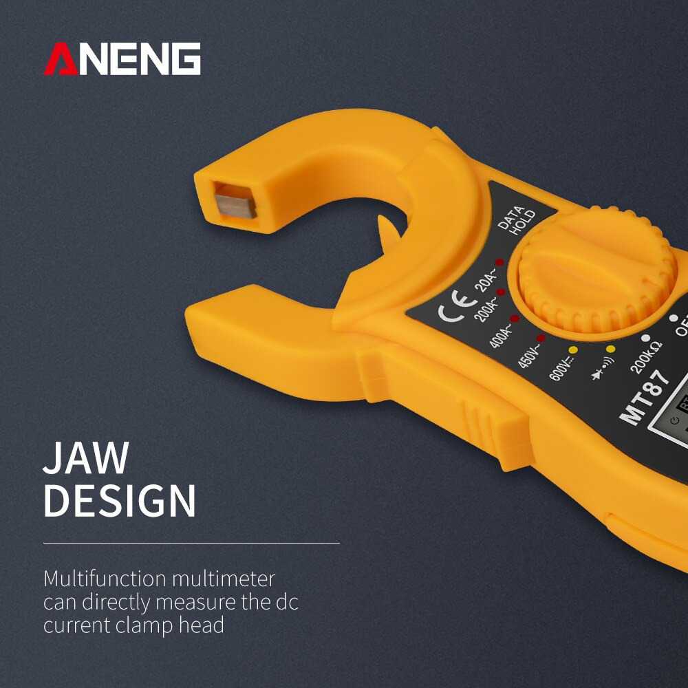 (BISA COD) RVOSTR ANENG Digital Multimeter Voltage Tester Clamp - MT87