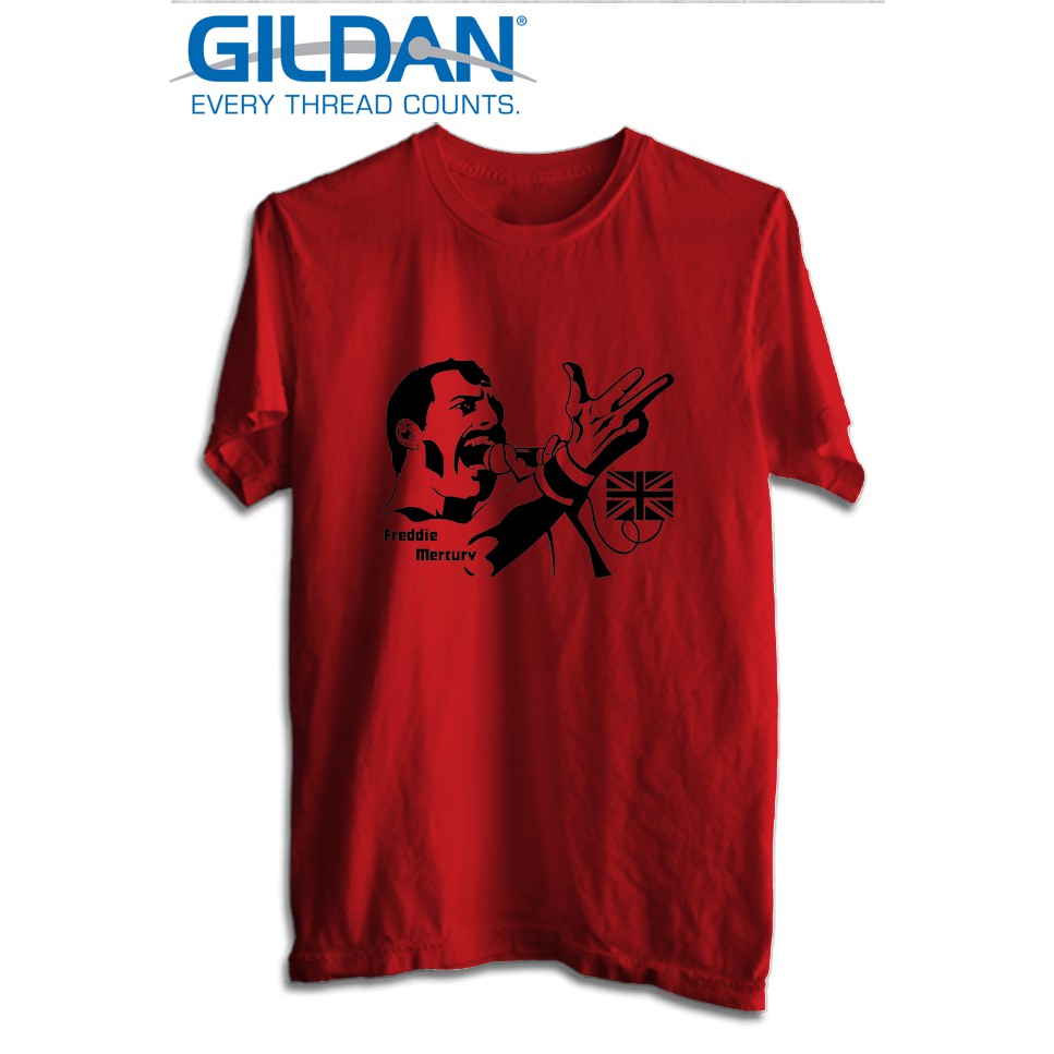 KAOS BAND QUEEN TSHIRT ORIGINAL GILDAN SOFTSTYLE QUEEN 09