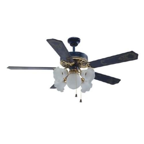 Ceiling Fan Uchida 52 inch 5 Lampu Uchida CF 114 (Biru)