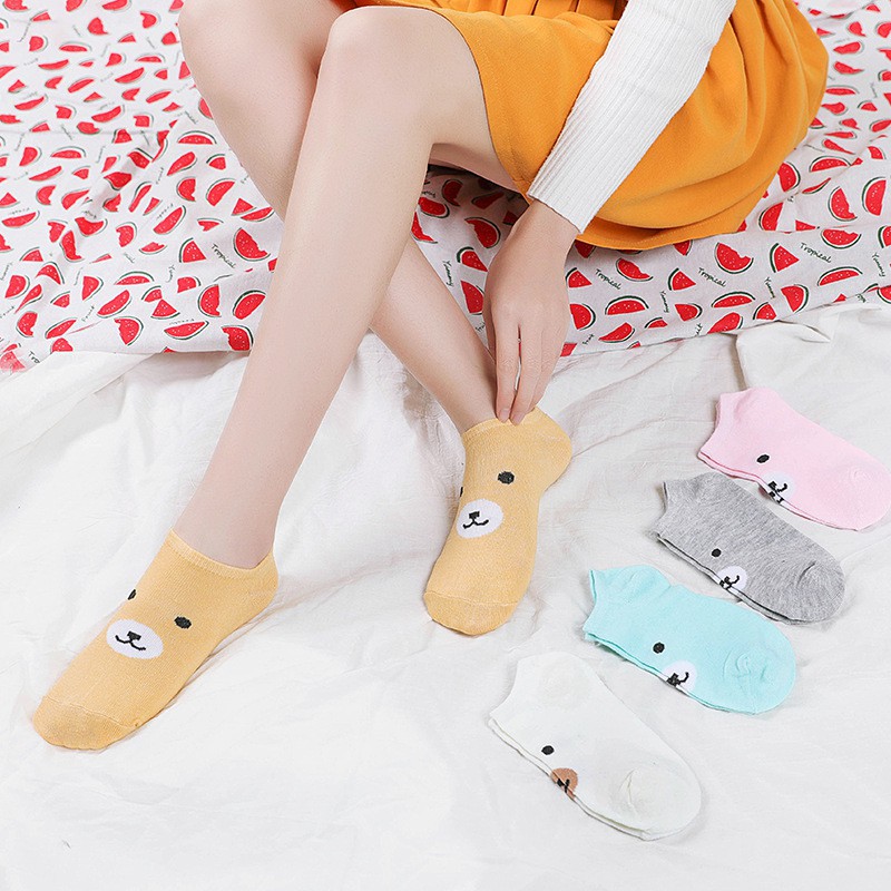 BEE - Kaos Kaki Unisex Pria Wanita / Kaos Kaki Pendek Import Ankle Socks