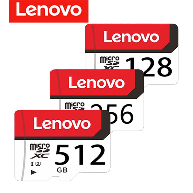 Lenovo Kartu Memori Micro SD TF Flash Mini Kecepatan Tinggi 512GB