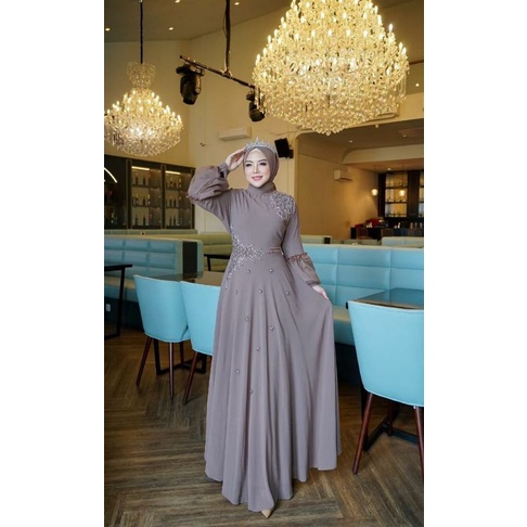 AF / GAMIS ARUMMY GOWN,GAVESHA GOWN/ GAMIS AURA HIJAB / GAMIS PESTA MEWAH / GAMIS TERBARU