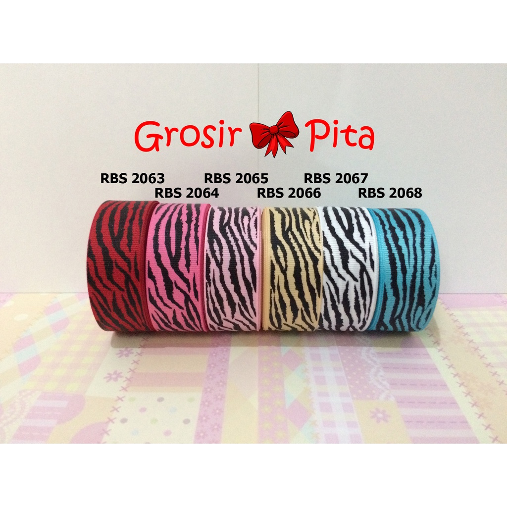 

(25 yard) Pita Grosgrain Motif RBS 2063,2064,2065,2066,2067,2068 | Toko Bahan Craft | Grosir Pita