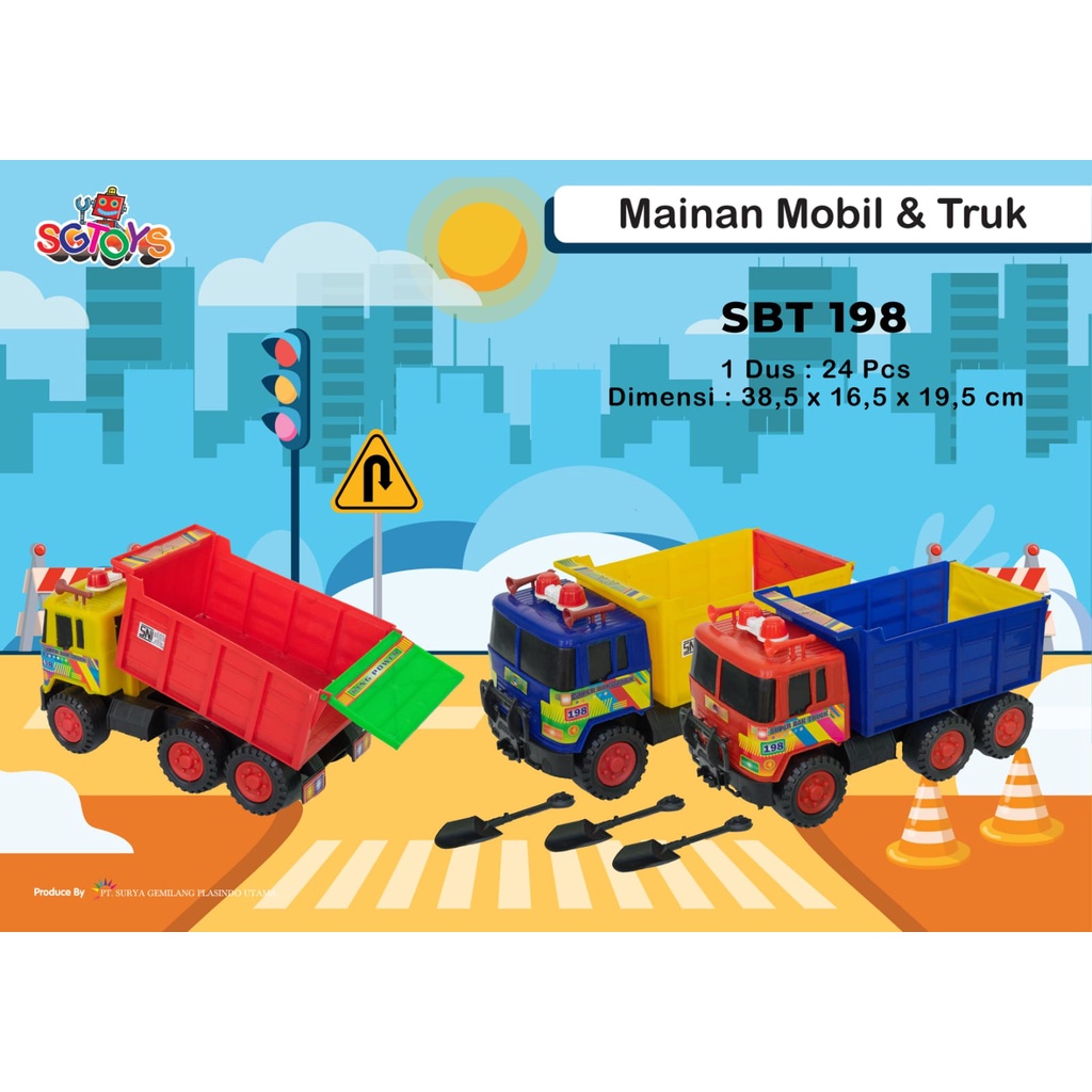 NEW ARRIVAL  MAINAN MOBILAN TRUCK   SUPER BOX TRONTON  SBT 198