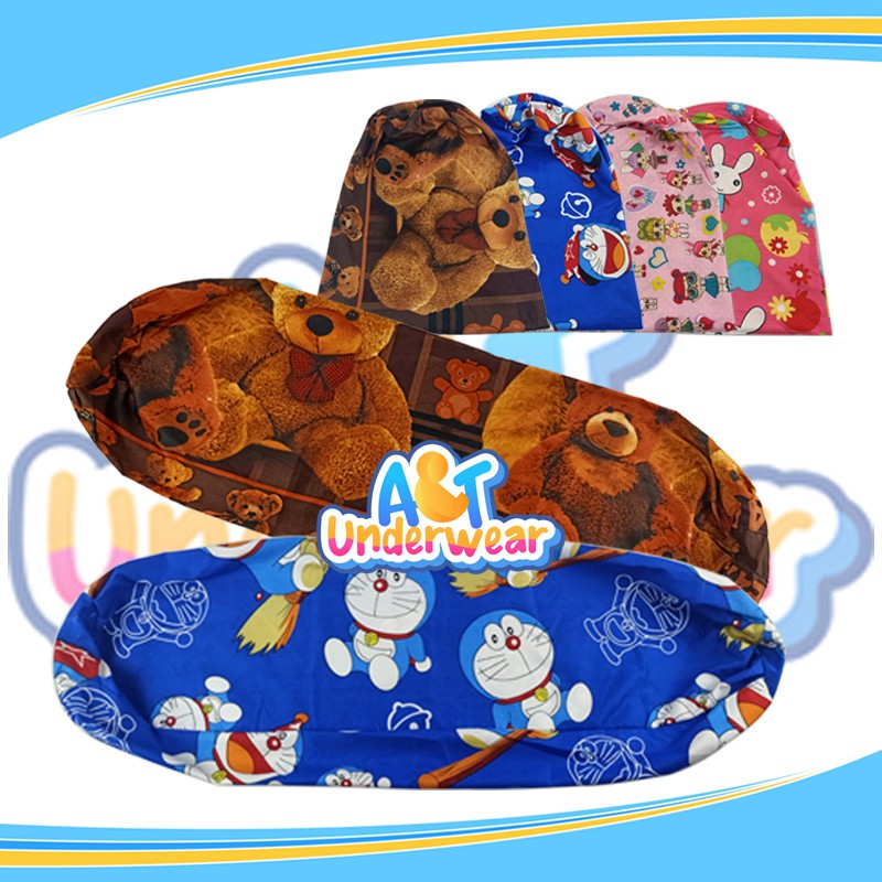 AT306-HALUS DAN LEMBUT-Urung Bantal Motif/Urung guling/Kulit bantal/Kurung bantal kapuk