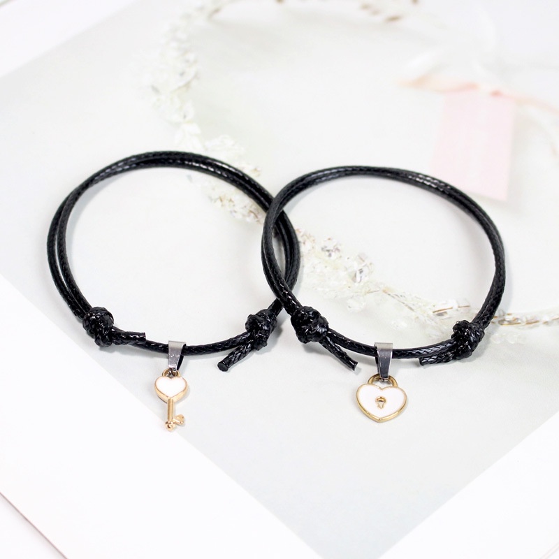 2pcs Gelang Tali Persahabatan Anyaman Krisan Bunga Matahari Fashion Wanita &amp; Pria Adjustable Couple