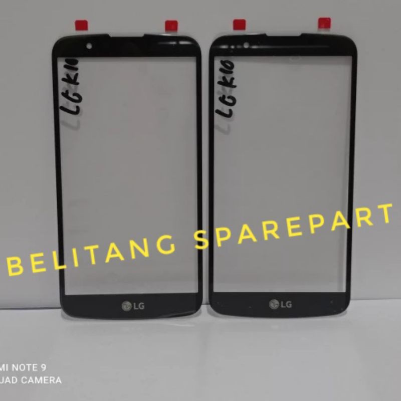 kaca depan lcd LG k10 - Hitam
