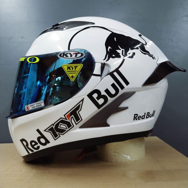 helm full face kyt falcon Putih paket ganteng