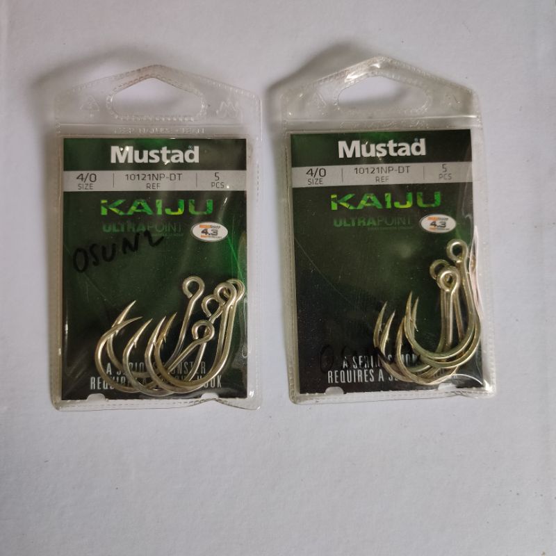 pancing jigging single hook mustad kaiju