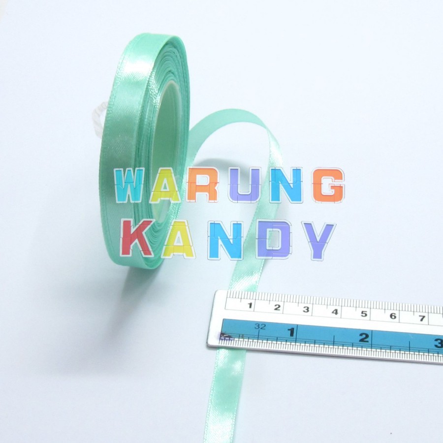 Pita Saten 3/8&quot; 25Yar Toska Muda HL187 PAK