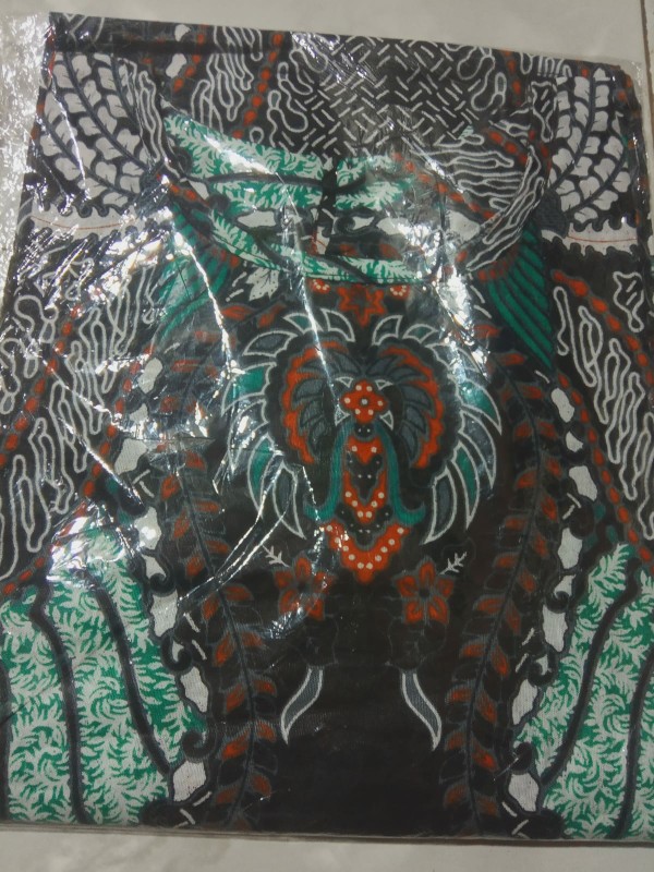Batik Couple Keluarga Sania Ruffle Ori Ndoro Jowi Dnt Motif Madu Tosca