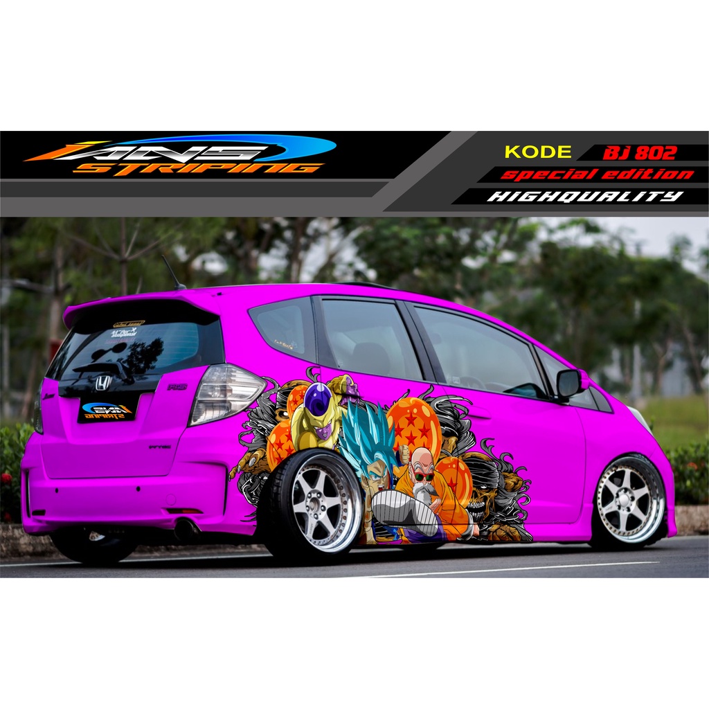 STIKER DECAL MOBIL HONDA BRIO / JAZZ RS / MOBILIO / AGYA / YARIS / ATOS / STICKER MOBIL