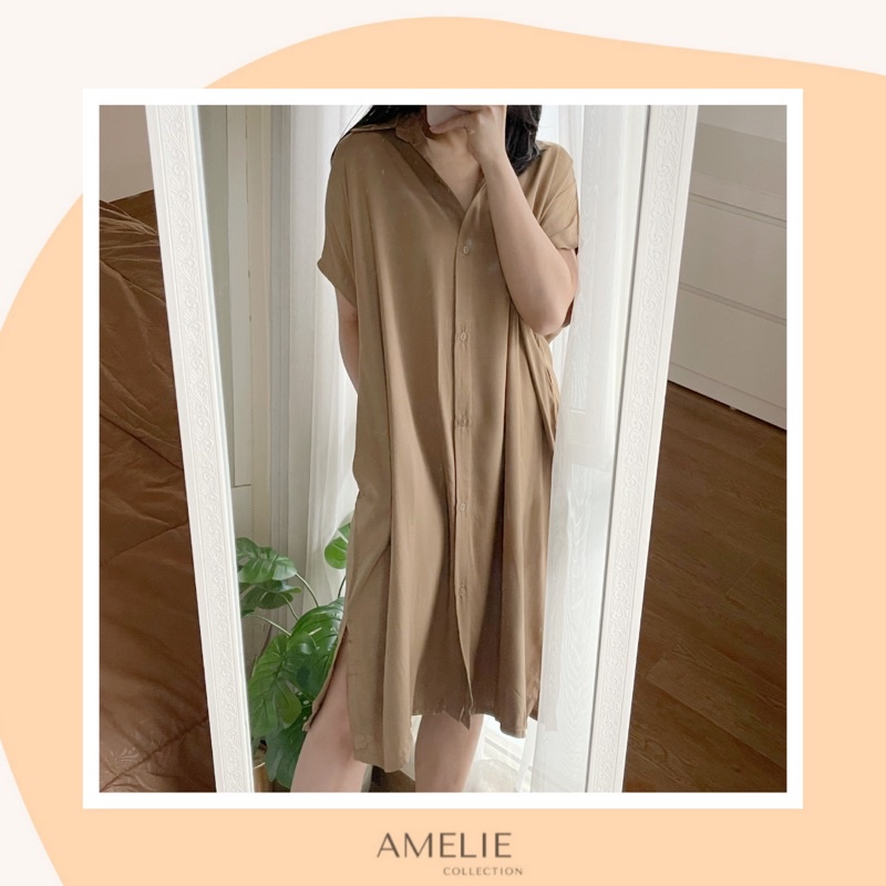 ATHENA RAYON DRESS - oversized dress bumil busui